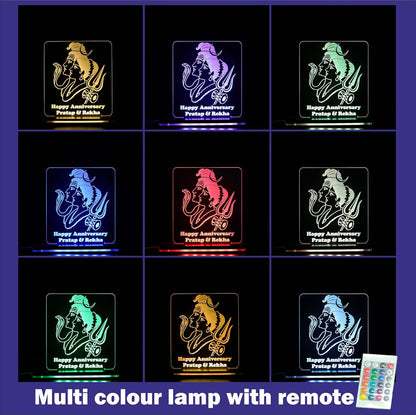 Giftationery Personalized LED Lamp - Perfect Anniversary, Birthday, Wedding, or Valentine's Day Gift for Couples & Spouses and Others (SP Design1.1)