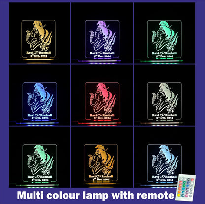 Giftationery Personalized LED Lamp - Perfect Anniversary, Birthday, Wedding, or Valentine's Day Gift for Couples & Spouses and Others (SP Design1.2)