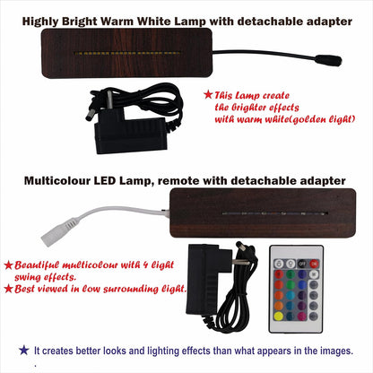 Giftationery Personalized LED Lamp - Perfect Anniversary, Birthday, Wedding, or Valentine's Day Gift for Couples & Spouses and Others (SP Design2.2)